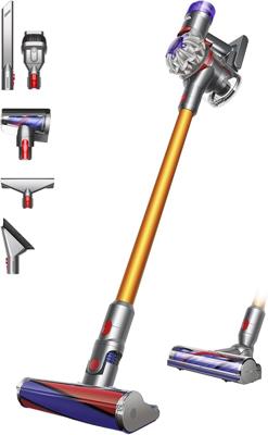 Dyson V8 Absolute Cordless Vacuum Cleaner, 115 AW, up to 40 min runtime, De-tangling Motorbar, removes Pet hair, Fluffy cleaner head, cordless handhel