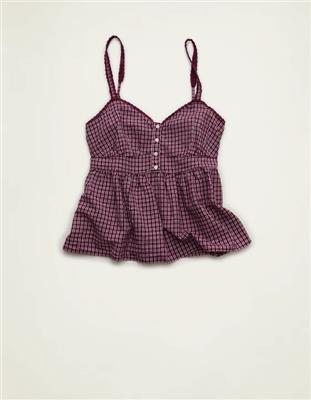 AE V-Neck Button-Up Cami | American Eagle