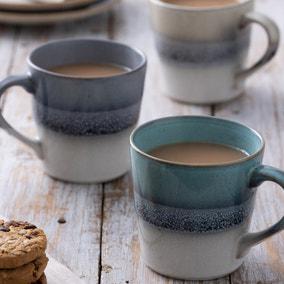 Mason Cash Set of 6 Reactive Fade Mugs | Dunelm