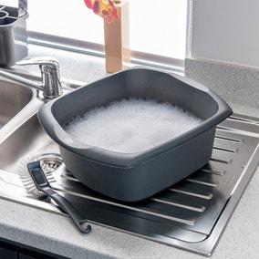 Addis Large Metallic Rectangular Washing Up Bowl | Dunelm