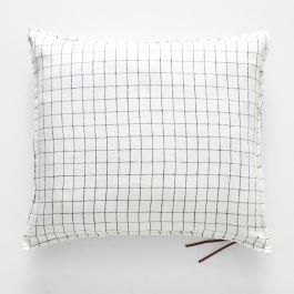 Graph Check Cushion 50x60 | Blue | Provincial Home Living