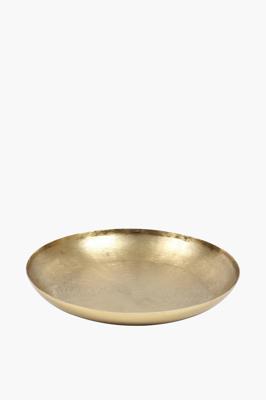 Beaten Metal Candle Plate, 14x2cm | Mr Price Home