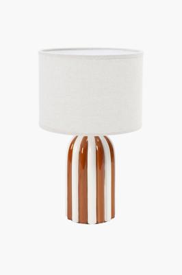Ceramic Glazed Stripe Lampset, E14 | Mr Price Home
