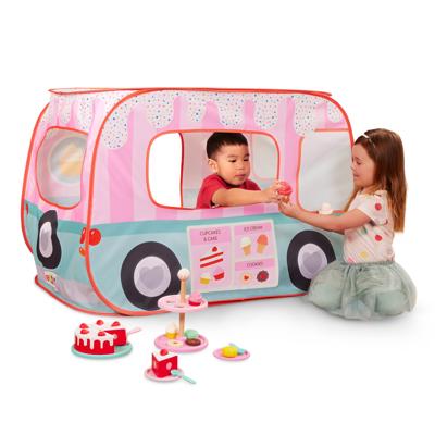 Battat Sweet Treats Pop-Up Shop Fabric Tent 25-Piece Dessert Set, Toddler and Preschool Toys - Walmart.com