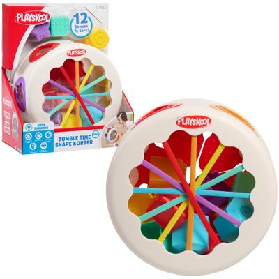Playskool Tumble Time Shape Sorter Activity Toy, 12 Textured Shapes, Kids Ages 9 Months and up - Walmart.com