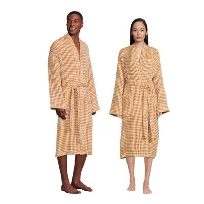 Cotton Waffle Weave Unisex Robe - World Market