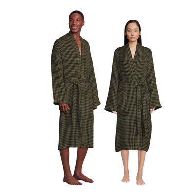 Cotton Waffle Weave Unisex Robe - World Market
