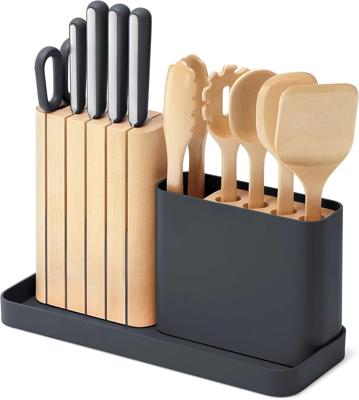 Amazon.com: Caraway 14-Piece Kitchen Prep Set - Kitchen Knife Set & Wooden Utensil Set - Made With Premium German Steel Blades & FSC-Certified Birch W