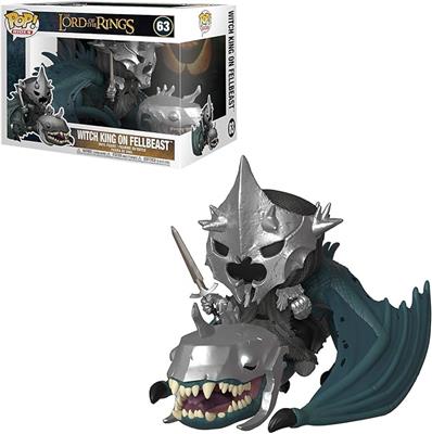 Amazon.com: Funko Pop! Rides: Lord of The Rings - Witch King with Fellbeast, Multicolor : Toys & Games