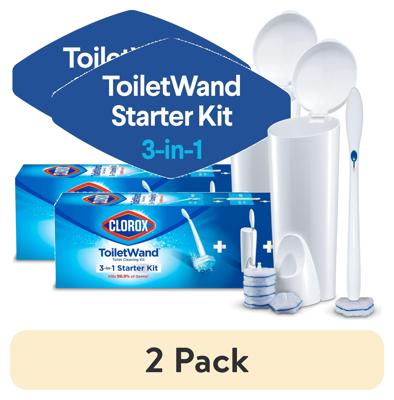 (2 pack) Clorox ToiletWand Disposable Toilet Bowl Brush Cleaner System - Walmart.com
