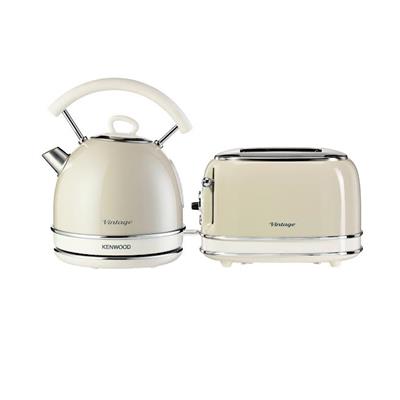 Kenwood Vintage Kettle & Toaster Breakfast Pack Cream