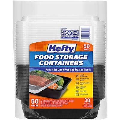 Hefty Food Storage Container with Lids 38 oz., 50 pcs. - Samsclub.com