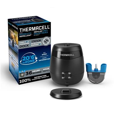 Thermacell E-ZoneGuard Patio  Rechargeable Mosquito Repeller with 36-Hr Refill and 6.5-Hr Battery