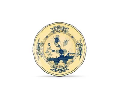 Citrine yellow dessert plate in porcelain | GINORI 1735
