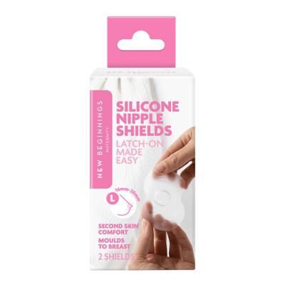 New Beginnings Silicone Nipple Shields (L) | Baby Bunting AU