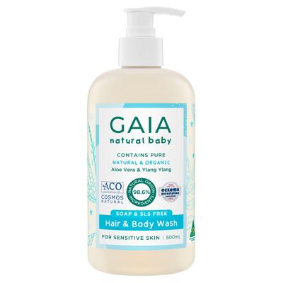 Gaia Hair And Body Wash Size 500ml | Baby Bunting AU