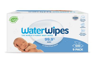 WaterWipes Biodegradable Baby Wipes 9x60 Pack | Baby Bunting AU