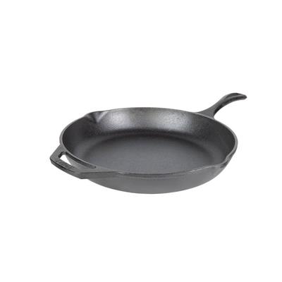 Lodge 12 in. Cast Iron Chef Style Skillet LC12SK - The Home Depot