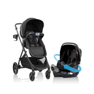 Evenflo Shyft Intuiti+ Travel System Featuring Revolve180 LiteMax™ NXT Rotating Rear-Facing Lightweight Preemie and Infant Car Seat with SensorySoothe