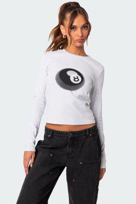 Magic 8 long sleeve T shirt – edikted