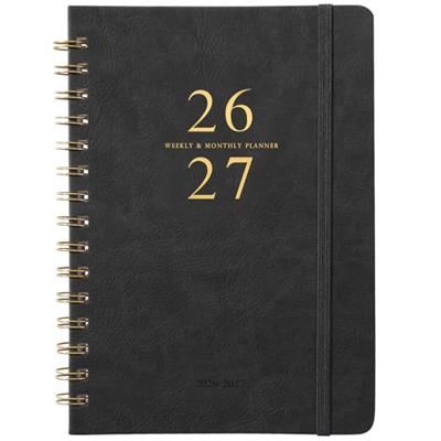 Planner 2026-2027 - Weekly & Monthly Agenda Planner 2026-2027 with 12 Monthly Tabs, July 2026 - June 2027, 6.3 x 8.4, Flexible Hardcover, Thick Pape