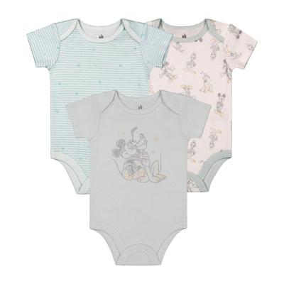 Disney Mickey Mouse Organic Cotton 3pc Bodysuit Set for Boys, SIZE: 0M - 6/12M - Walmart.ca