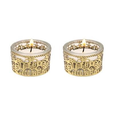 Yair Emanuel Jerusalem Cutout Tea Light Holders
