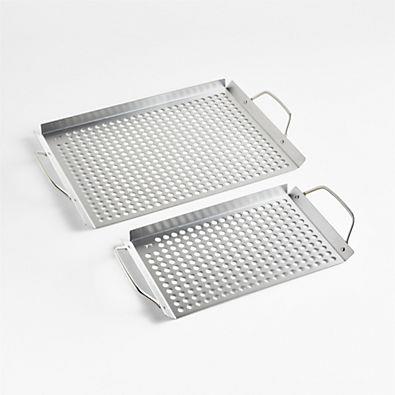 Outset Stainless Steel Grill Grids, Set of 2