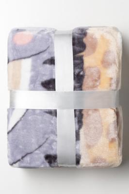 Giraffe And Zebra Blanket Natural | Baby Bedroom | Ackermans