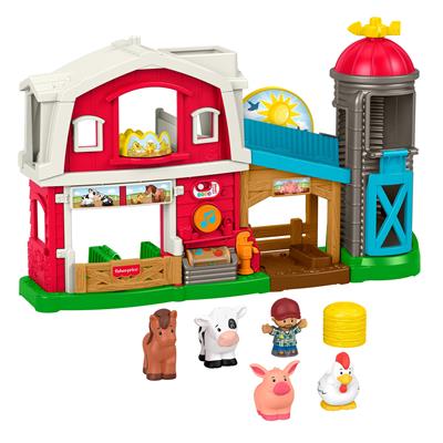 Fisher-Price Little People Caring Fun Animal Farm Playset Toddler Learning Toy, Multilanguage Version - Walmart.ca