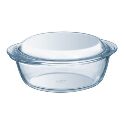 Pyrex Round Glass Casserole with Lid - Yuppiechef