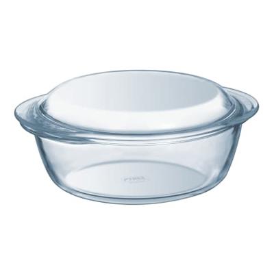Pyrex Round Glass Casserole with Lid - Yuppiechef