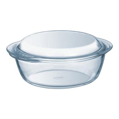 Pyrex Round Glass Casserole with Lid - Yuppiechef