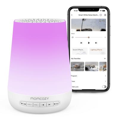 Momcozy Baby Sound Machine, White Noise Machine for Baby Sleeping with Night Light, Toddler Sleep Trainer with 34 Soothing Sounds Smart White Noise Ma