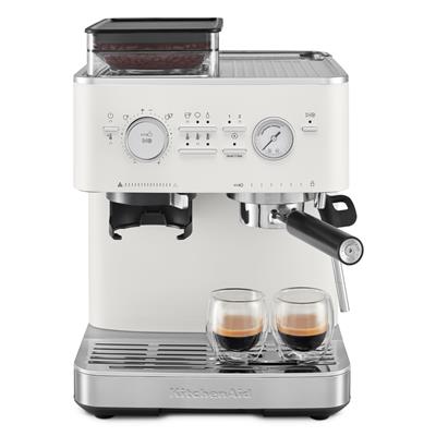 KitchenAid KES6551 Semi Automatic Espresso Machine with Burr Grinder (Porcelain) - JB Hi-Fi