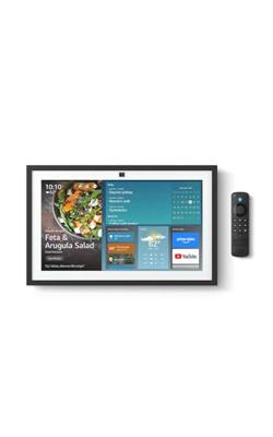 Amazon Echo Show 15 (newest model), Full HD 15.6 kitchen hub for home organization, with built-in Fire TV, Designed for Alexa+