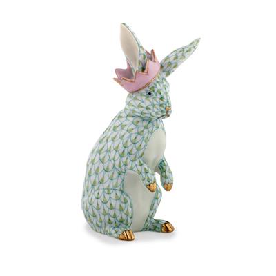 Herend Bunny with Crown