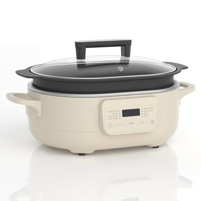 Amazon.com: MAGNIFIQUE 6 Quart Multi-Cooker with 8-in-1 Casserole Programmable Slow Cooker, Dutch Oven, Pasta, Nonstick, Oven Safe Pot to 500°F Oatmea