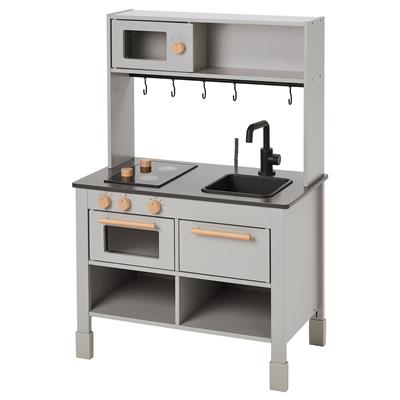 SILLTRUT kitchen for children, gray, 68x40x100 cm (263/4x153/4x393/8) - IKEA CA