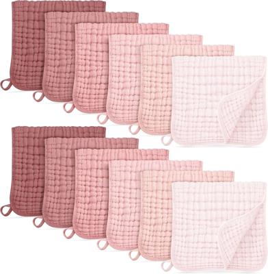 Amazon.com: Unnivoll Muslin Burp Cloths for Baby 100% Cotton Burping Cloths for Boys Girls Large 20X10 Extra Soft and Absorbent 12 Pack - Gradient