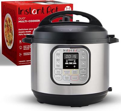 Amazon.com: Instant Pot Duo 7-in-1 Mini Electric Pressure Cooker, Slow Rice Cooker, Steamer, Sauté, Yogurt Maker, Warmer & Sterilizer, Includes Free A