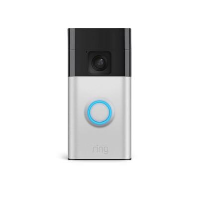 Ring Battery Doorbell with Head-to-Toe HD Video, Live View with Two-Way Talk, and Motion Detection & Alerts - Satin Nickel : Target