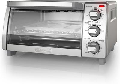Amazon.com: BLACK+DECKER 4-Slice Toaster Oven with Natural Convection, Stainless Steel, TO1760SS (TO1760SST-1): Home & Kitchen