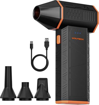 Amazon.com: WOLFBOX MegaFlow 50 Compressed Air Duster-110000RPM Super Power Electric Air Duster, 3-Gear Adjustable Mini Blower with Fast Charging, Dus