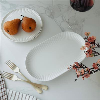 Orbit Oval Platter by LC Maison