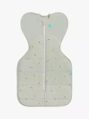 Love to Dream Swaddle Up Baby Sleeping Bag, 2.5 Tog, Bees Olive, Newborn