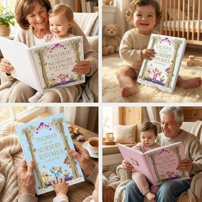 Book of Personalised Nursery Rhymes and Modern Poems for Baby and Child - Birthday, Baptism Gift : Amazon.co.uk: Handmade Products