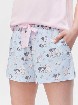 Peter Alexander Vintage Bow Animals Mini Short