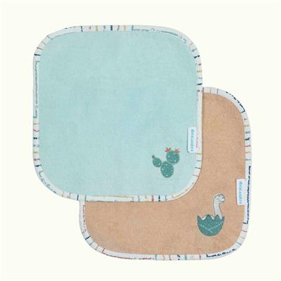 Abracadabra Face Washers - D for Dino - Pack of 5 - Multicolor