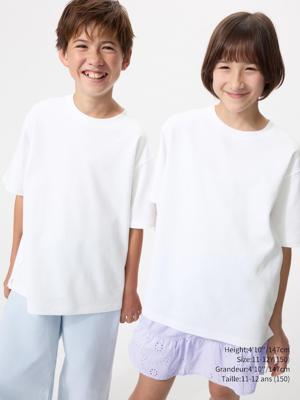 Kids AIRism COTTON CREW NECK T-SHIRT | UNIQLO CA